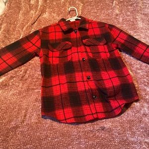 Plaid flannel jacket